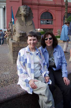 Mom and Me at Egyptian Museum